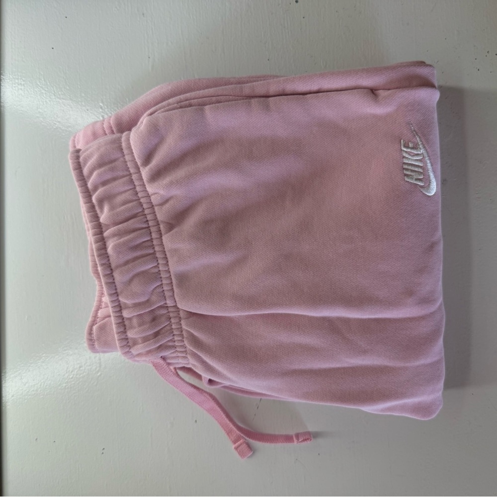 Nike Light Pink Fleece Joggers